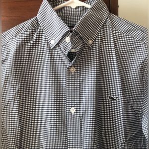 Men’s Vineyard Vines navy gingham XS performance buttondown